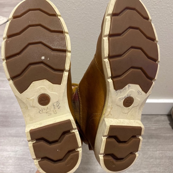 Timberland X Pendleton Size 8.5 Women’s Brown Bramhall Plaid Boots - Picture 8 of 11